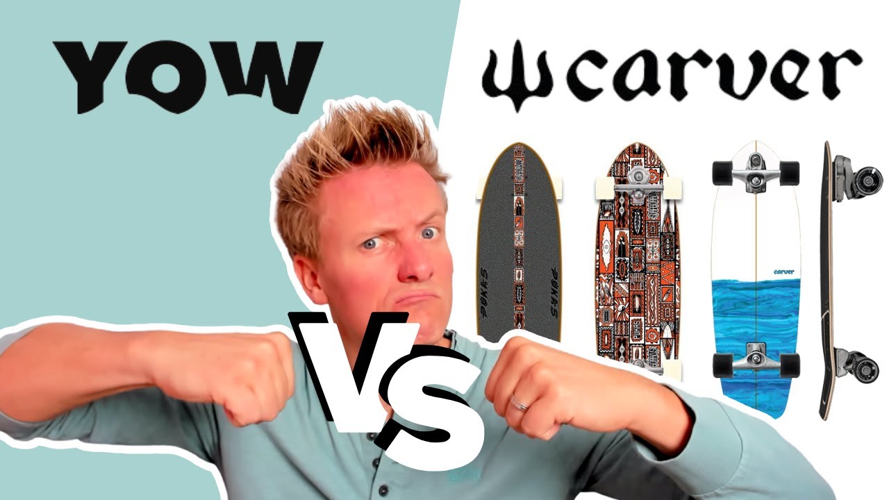 YOW ou Carver: quel surfskate choisir ?