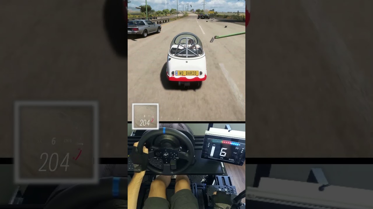 Drag Race PEEL TRIDENT | Forza Horizon 5 #steeringwheel #short #peeltrident