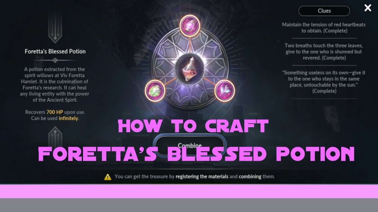 Foretta's blessed potion crafting | Black desert mobile
