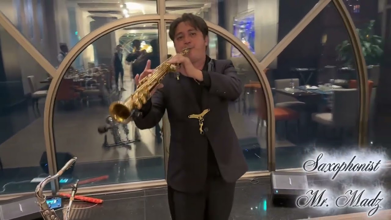 Forever in Love cover by Mr. Madnazir of Staccato Band #music #sofitelalkhobar #saxophone #kennyG