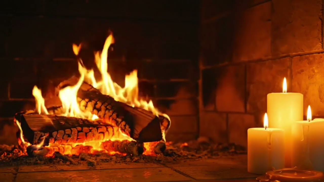 ASMR Fireplace Crackling 🔥 Cozy Fire Sounds for Deep Sleep, Relaxation & Stress Relief
