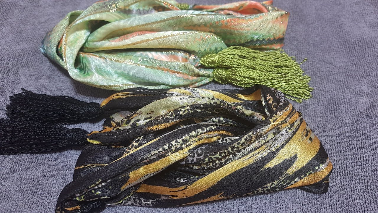 طريقة صنع لحزام ديال القفطان  بكول تفاصل