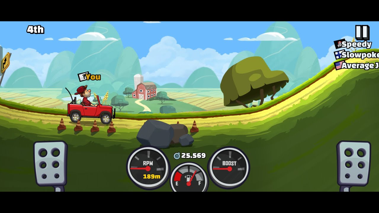 English Hill Climb Racing 2 : 👍 Good stream | Playing Solo | Streaming with Turnip
