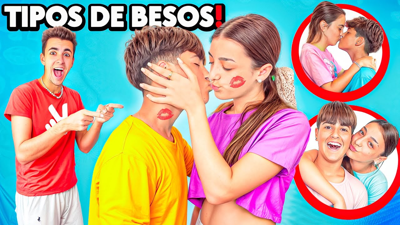 &iexcl;TIPOS DE BESOS de mi HERMANO y HIJASTRA!💋💋*Unai y Abril se besan!!*