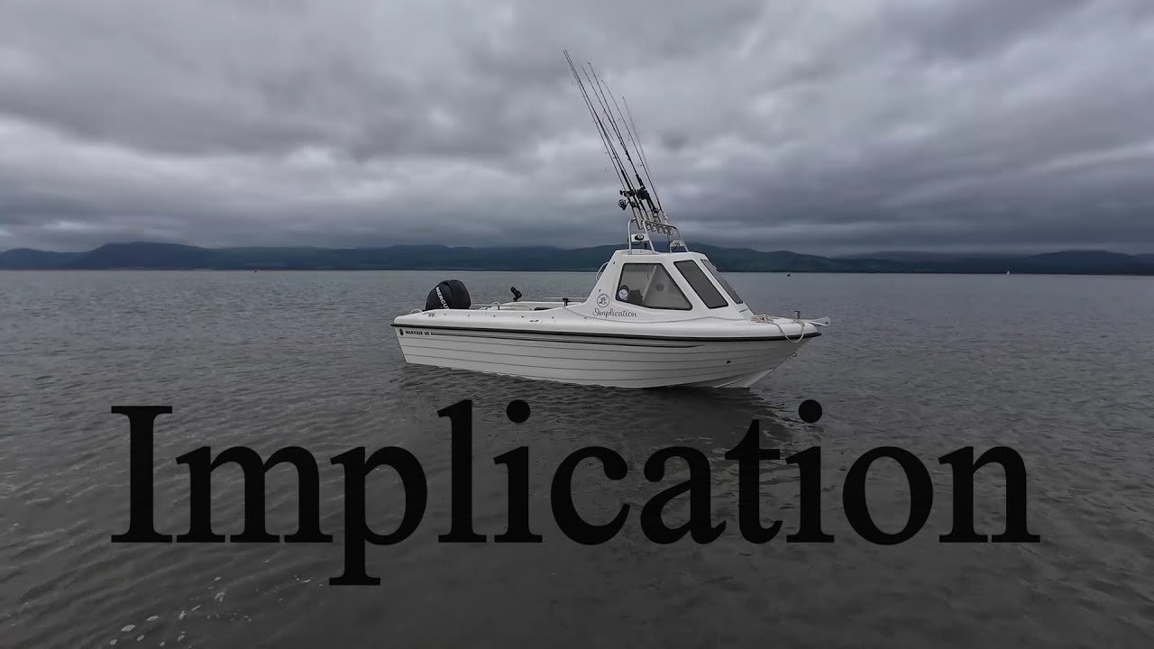 Implication's Maiden Voyage - Small Boat Sea Fishing, Menai Straits