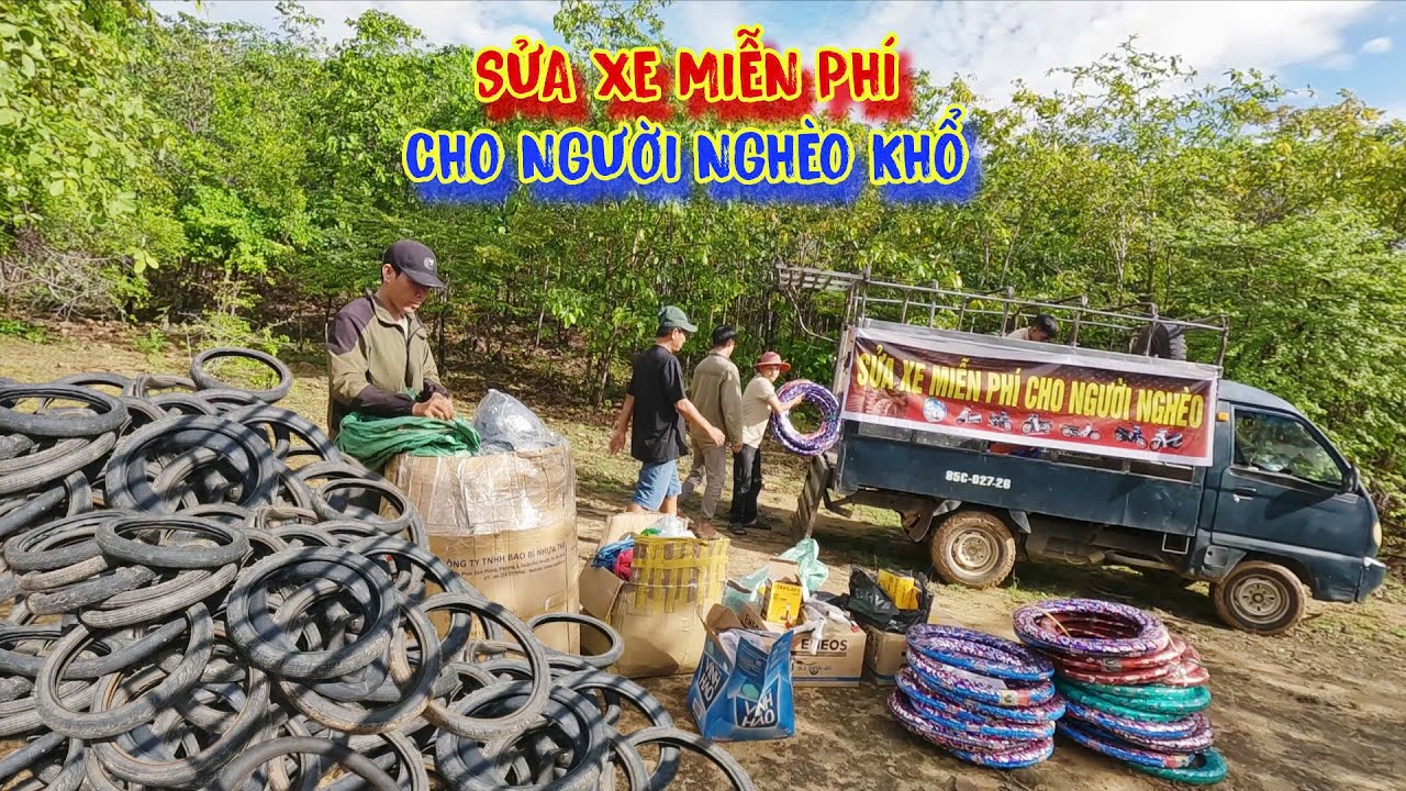 SỬA XE miễn phí cho người nghèo, MÓN QUÀ chưa từng có ở RỪNG - tập 1399