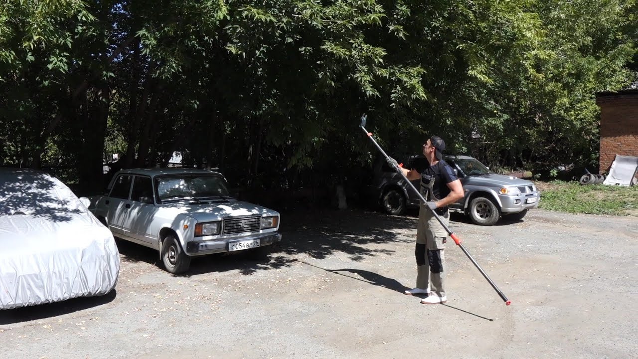 Высоторез Gardena StarCut 410 Plus  в деле. Это не работа - это удовольствие!