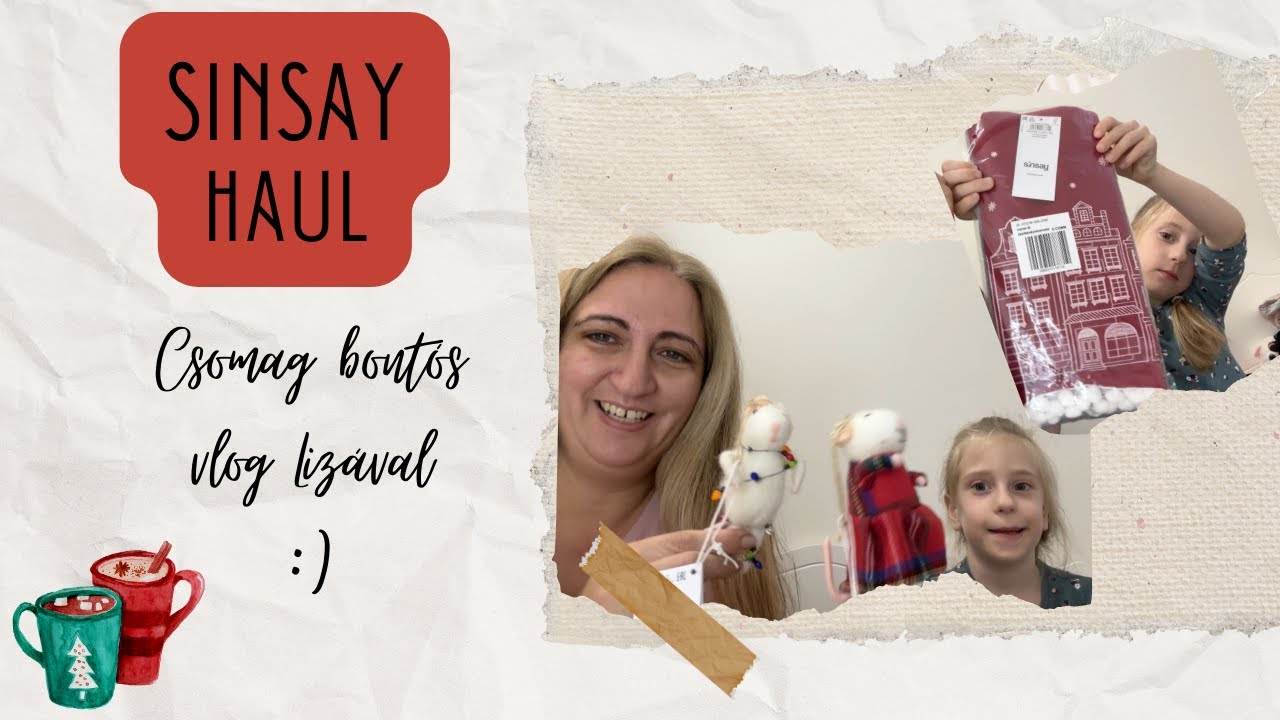 🎄SINSAY HAUL Lizával 🥰🐭