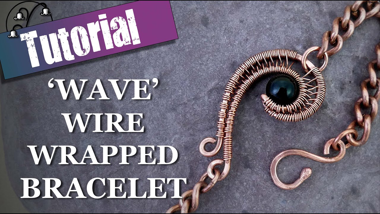 'Wave' Wire Wrapped Bracelet