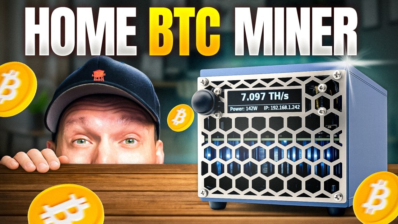 START Mining BITCOIN at HOME with this SOLO Miner