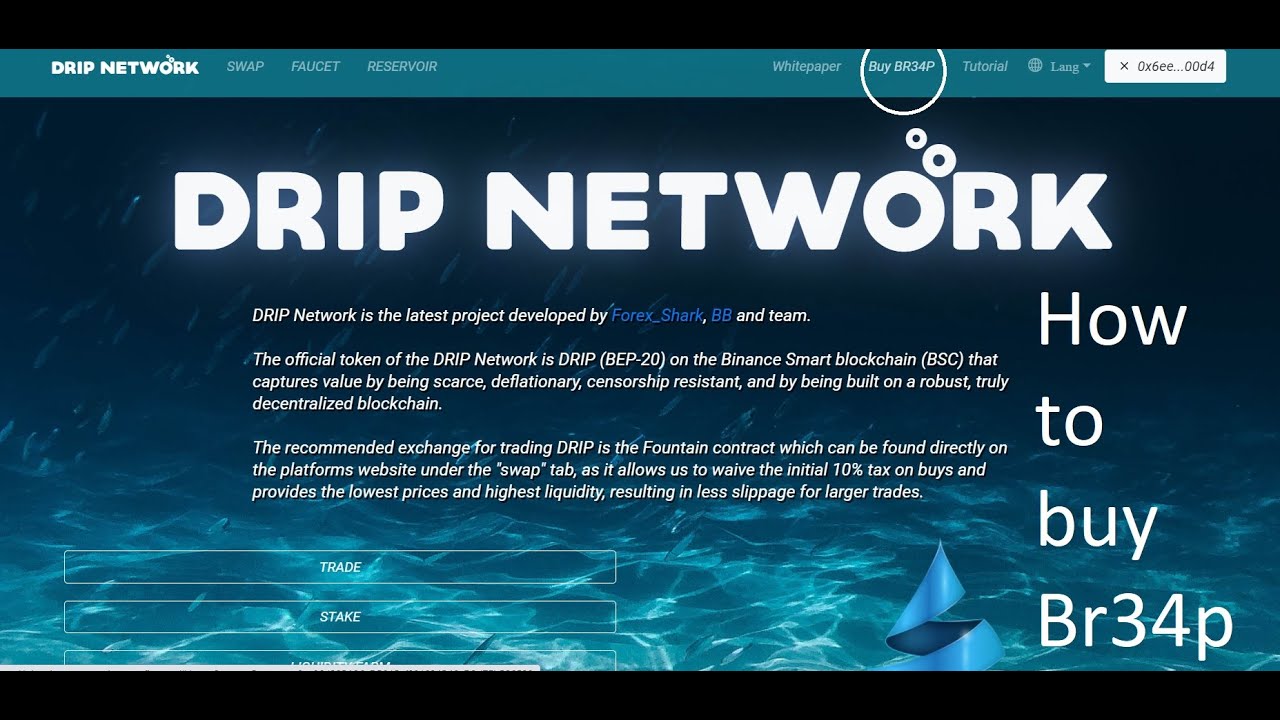 How to buy Br34p for drip rewards