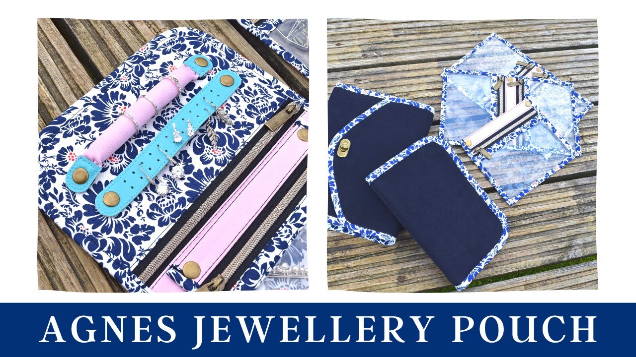 AGNES JEWELLERY POUCH / Detachable pockets / Ring holders / Earring holders