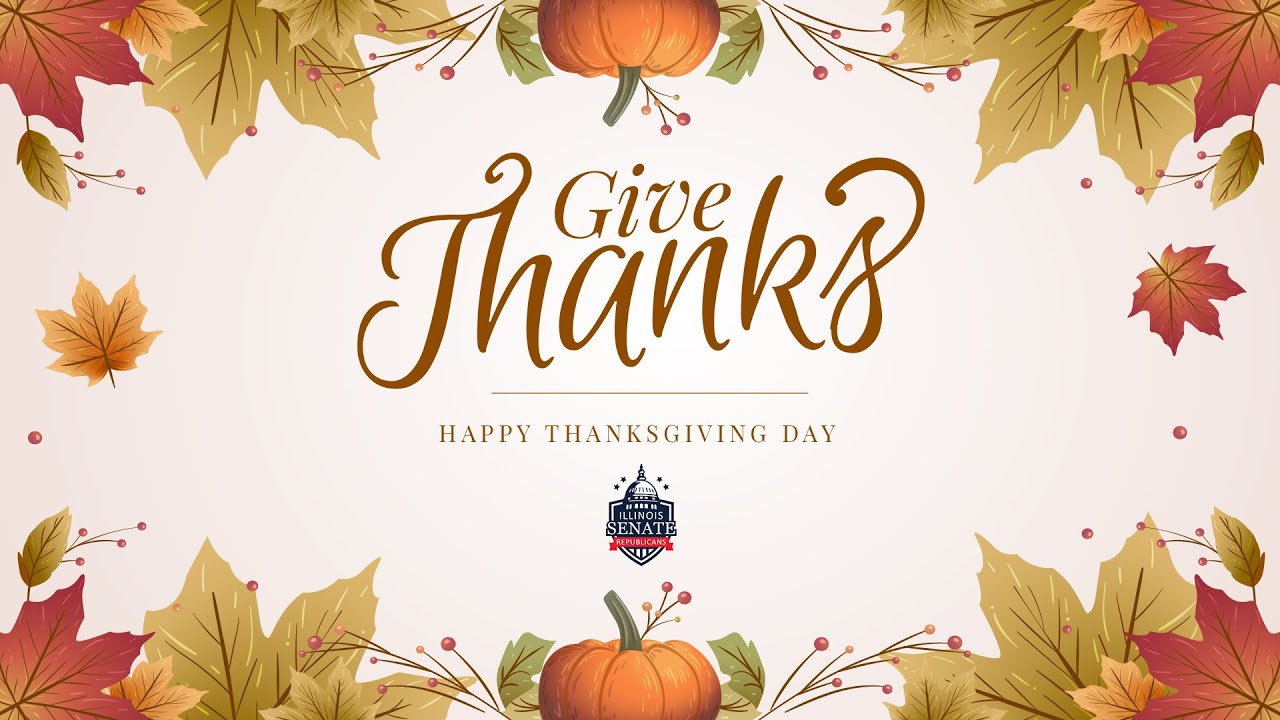 Happy Thanksgiving from the Illinois Senate Republicans
