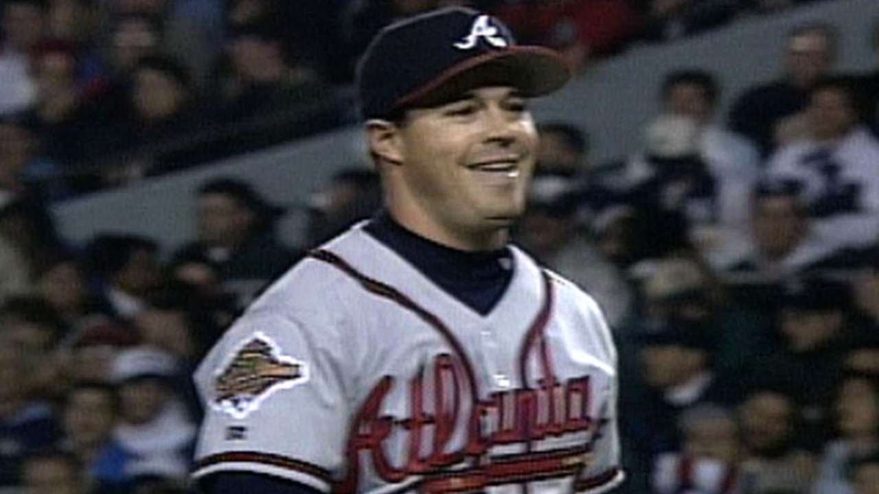 1996 WS Gm2: Maddux throws eight shutout innings