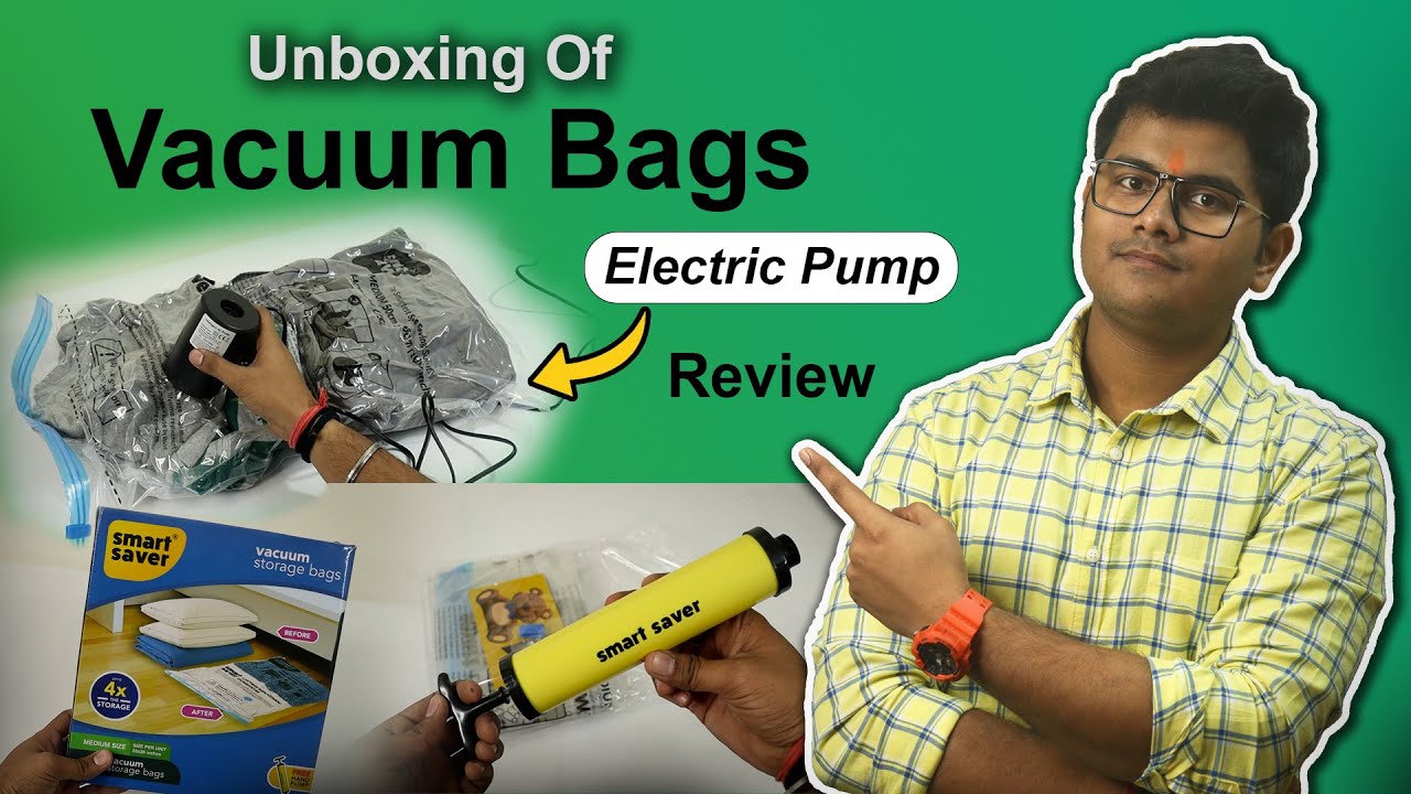 Unboxing Of Vacuum Bags With Electric Pump | Vacuum Storage Bags With Pump