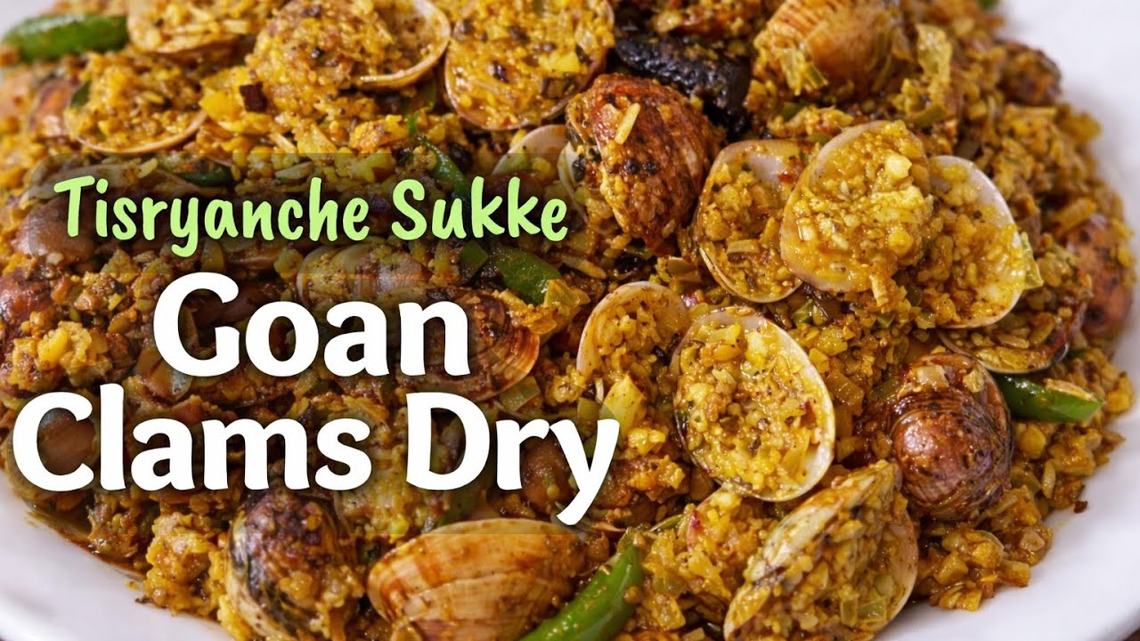 Goan Tisryache Sukke l Tisreo Sukhem l Tisre Duke l Clams fry masala l Leena Naik l SoulKadi 