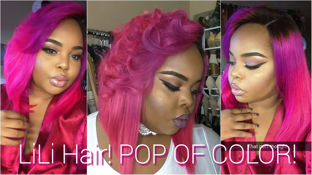 NEW COLOR! | ft. LiLi Hair Company | PINK BOB | Brazilian Straight 1B/613