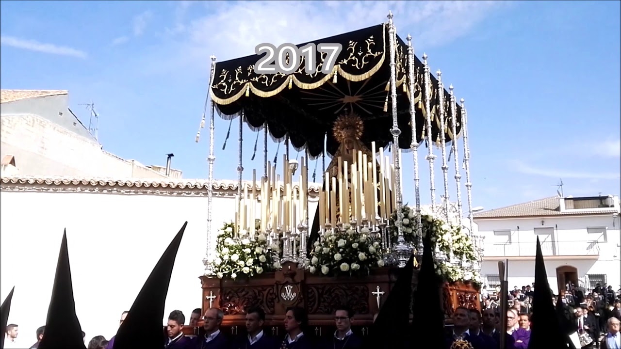 El andar de la Soledad un Viernes Santo - Semana Santa Campo de Criptana