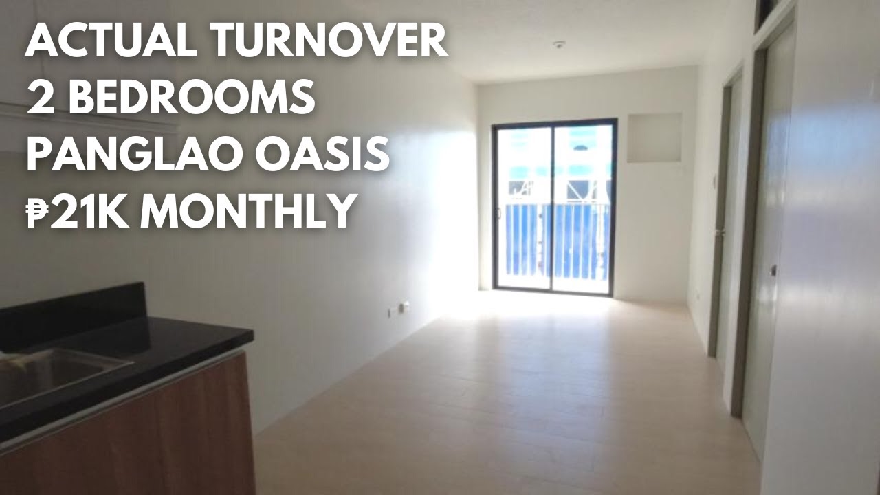 Condo For Sale: Actual Turnover of Panglao Oasis Taguig - 2 Bedroom Unit