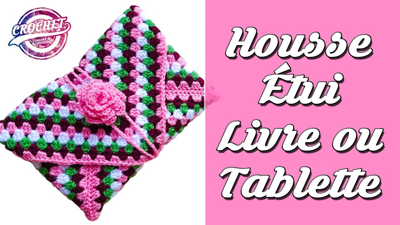 Idée Cadeau Express pour Maître/Maîtresse Housse Étui pour Livre ou Tablette au Crochet