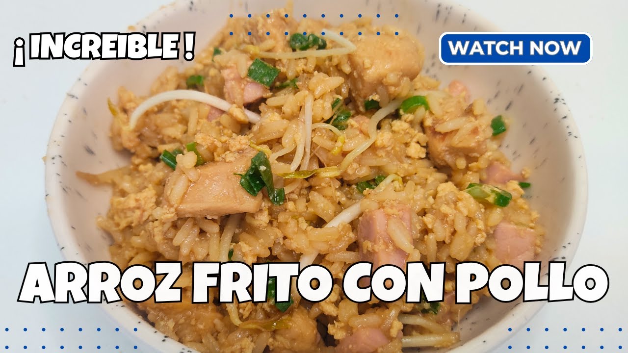 Arroz Frito Chino con Pollo 🥢 ¡RECETA AUTÉNTICA Y FÁCIL paso a paso! 🚀
