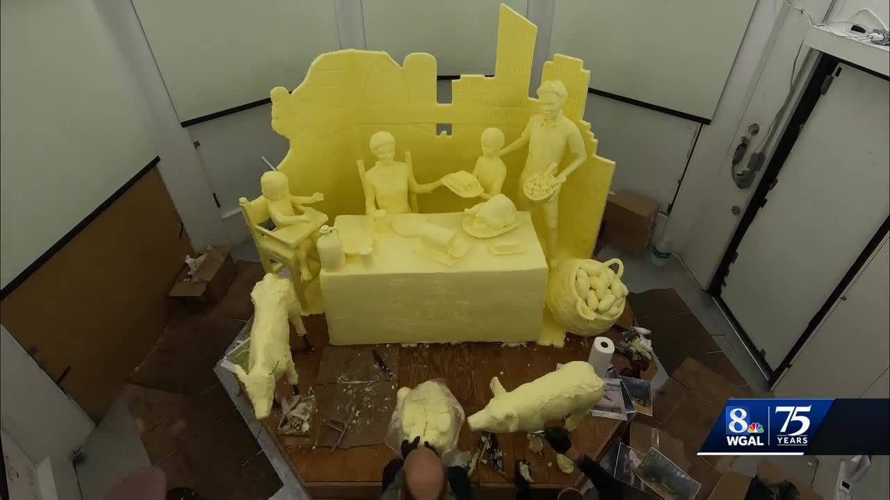 Sculptors explain how they turn butter into artwork at Farm Show