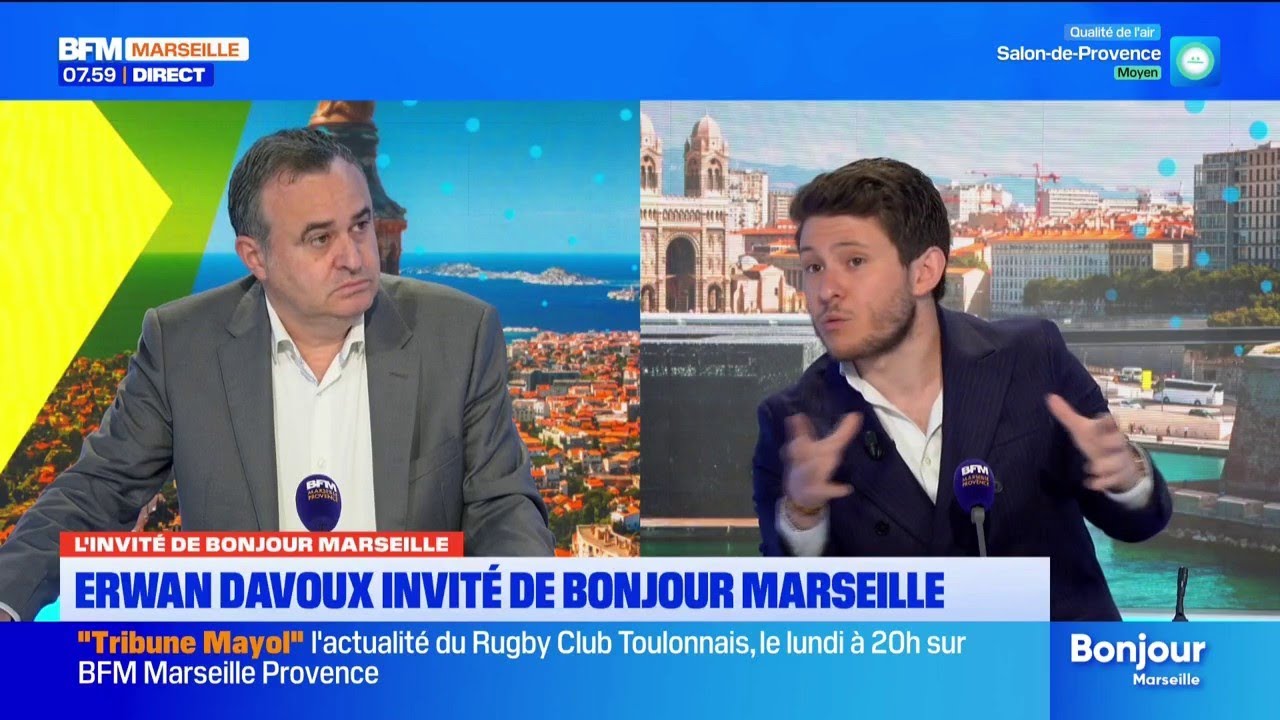 Erwan Davoux est l'invité de Bonjour Marseille