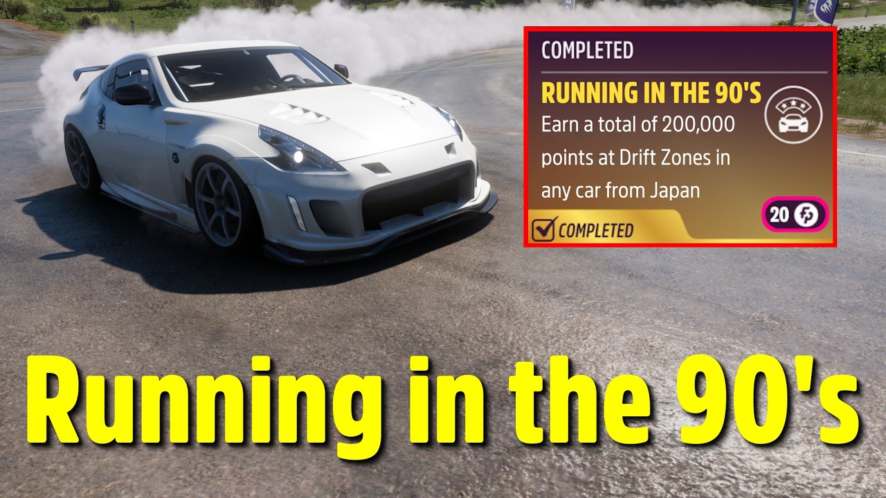 Руководство по выполнению ежедневного задания Forzathon в Forza Horizon 5 &laquo;Бег в 90-е&raquo; | Серия 57...