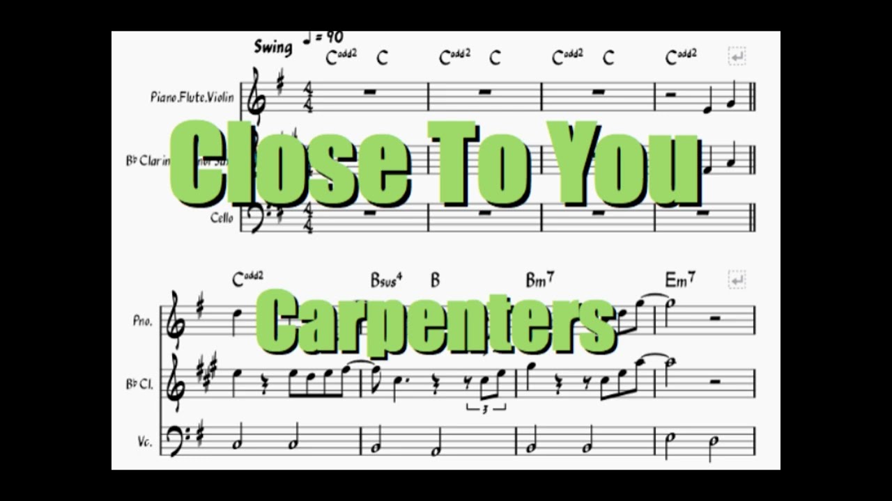 Close to you   /  Carpenters