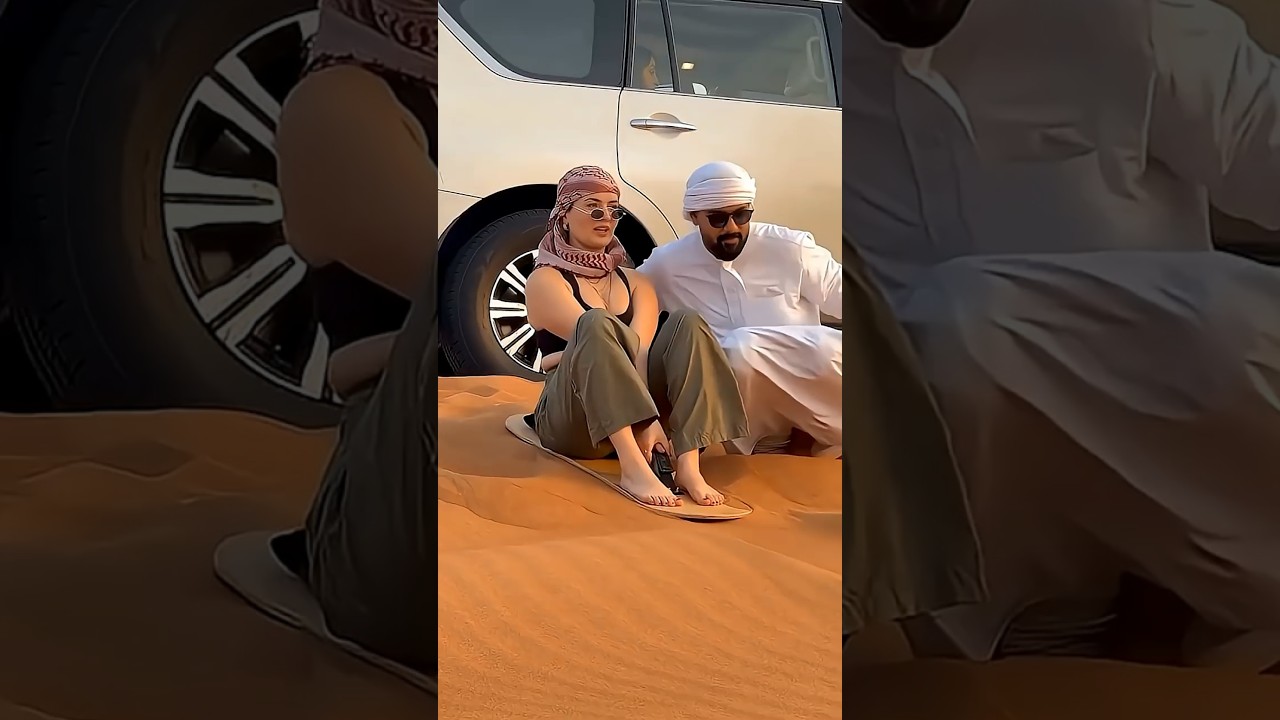 SAND BOARDING IN DUBAI RED SAND DESERT  