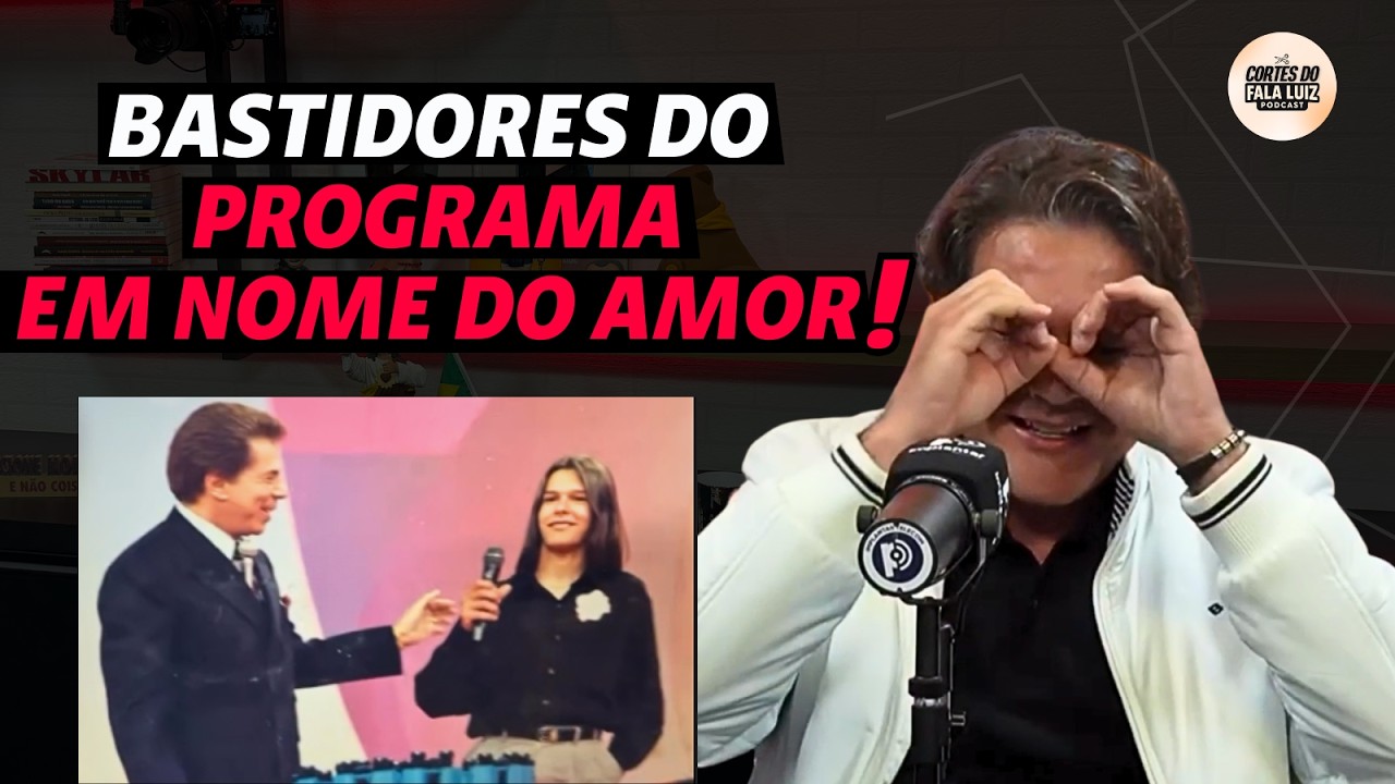 OS BASTIDORES DO PROGRAMA EM NOME DO AMOR | GUSTAVO RESENDE