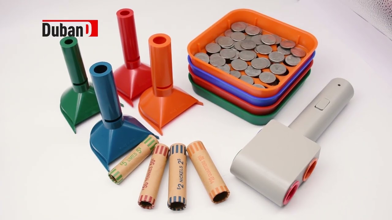 Preformed Coin wrapper Packaging System with electric wrapper crimper — Simplifying Coin Handling