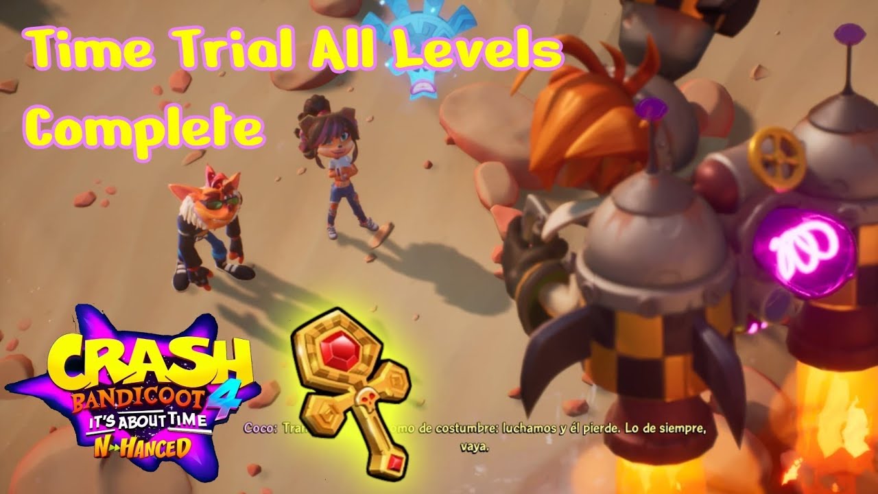 Crash Bandicoot 4: It’s About Time N.Hanced Mod | EXTRA: All Gold And Platinum Time Relics