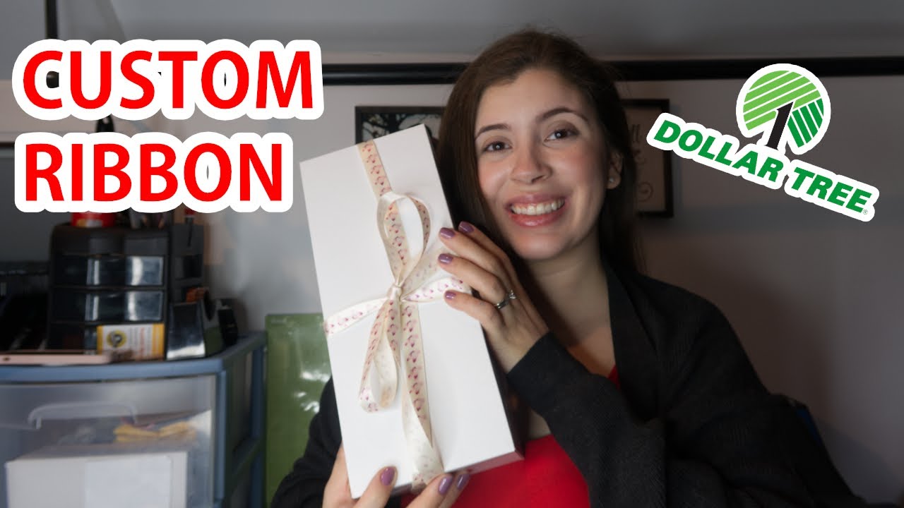 Create custom ribbon using dollar tree ribbon with sublimation