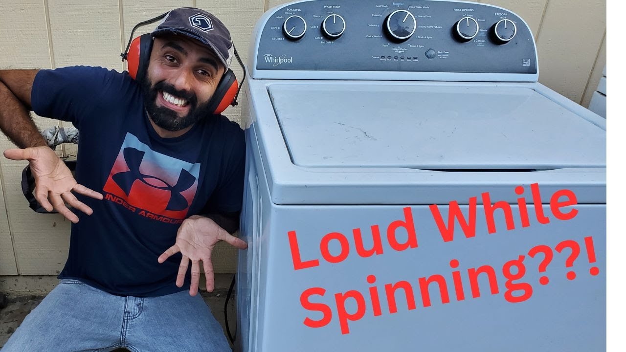 Ремонт стиральной машины Whirlpool/Maytag, которая шумит во время отжима!