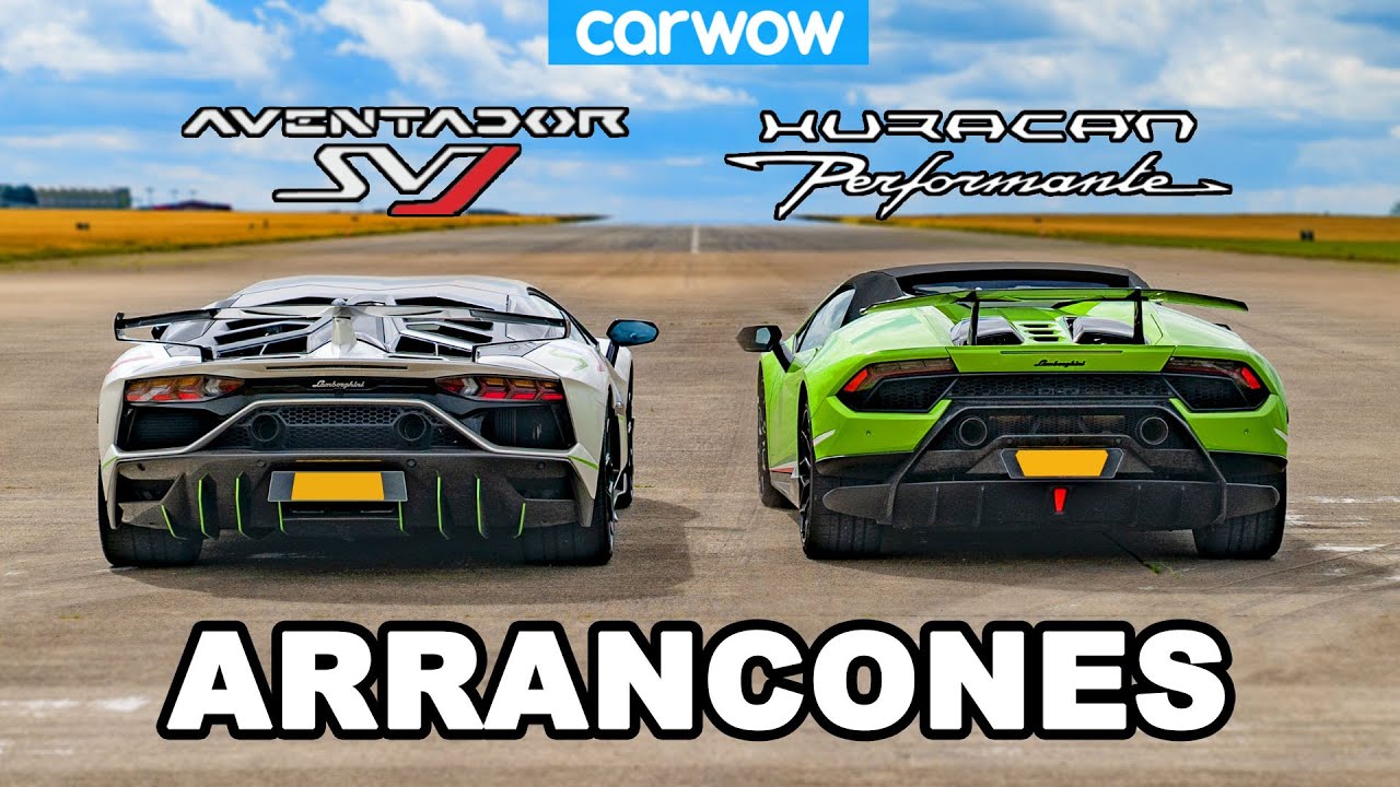 Lamborghini Aventador SVJ vs Huracan Performante ARRANCONES