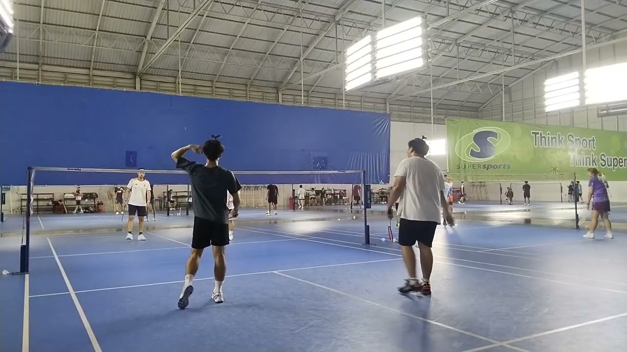 โอ้ต + อาลี // แม็ก + เบ้น #badminton #กุ๊งกิ๊งชวนตีแบด #bad 