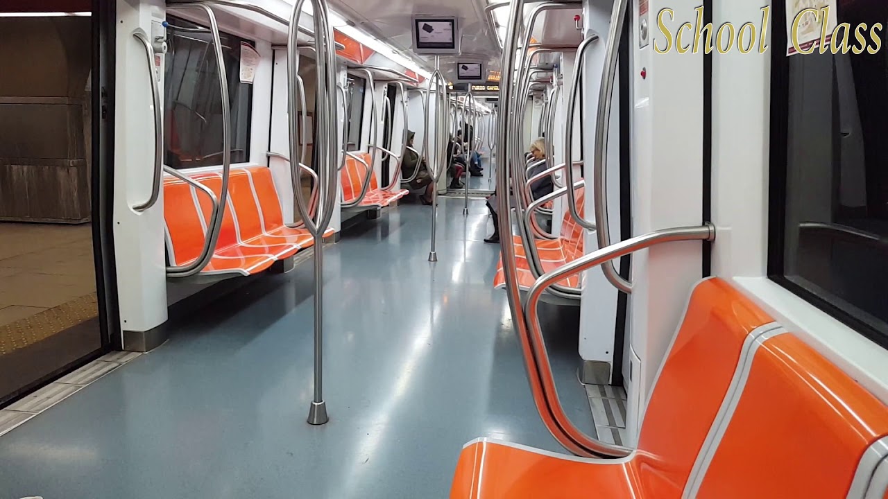 Metro in Rome,Italy New Year 2020