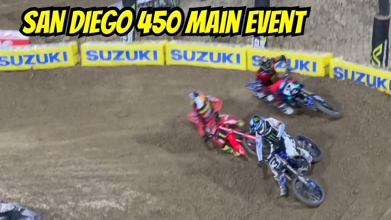 San Diego SX 450 Main Event | What A Race!