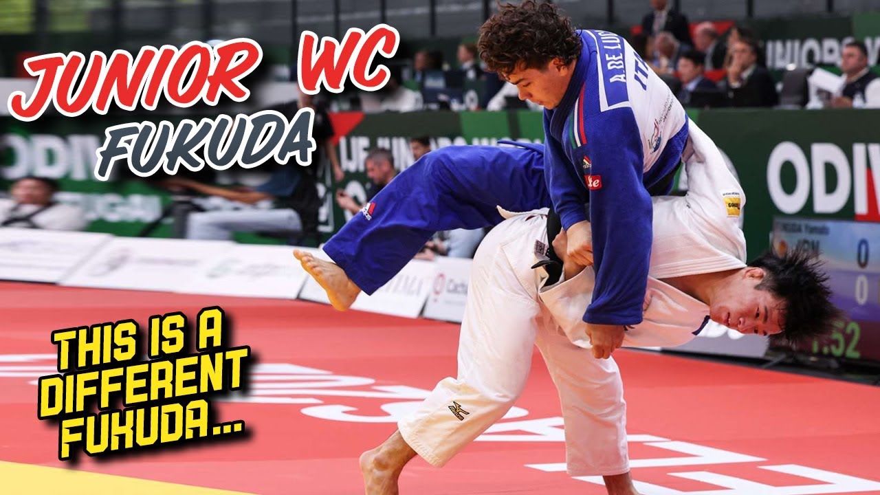 Fukuda at -66 takes GOLD at Judo Junior World Championships!