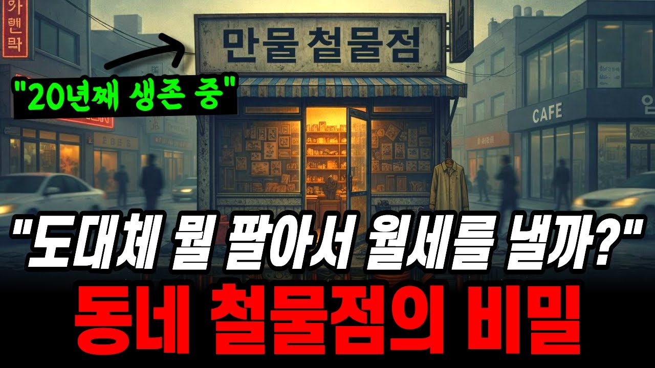 손님 없어도 20년째 생존? 철물점이 절대 망하지 않는 소름 돋는 이유