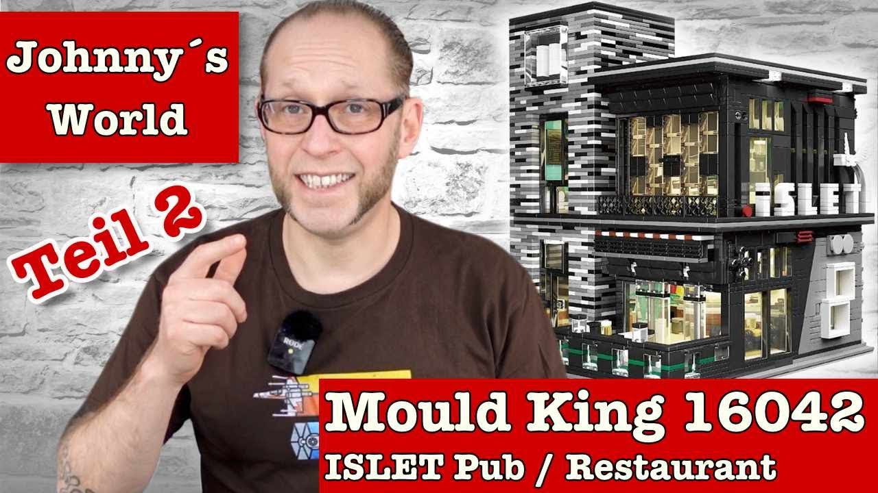 Teil 2: Mould King 16042 Islet Pub & Restaurant - Kabel und Fliesen verlegen