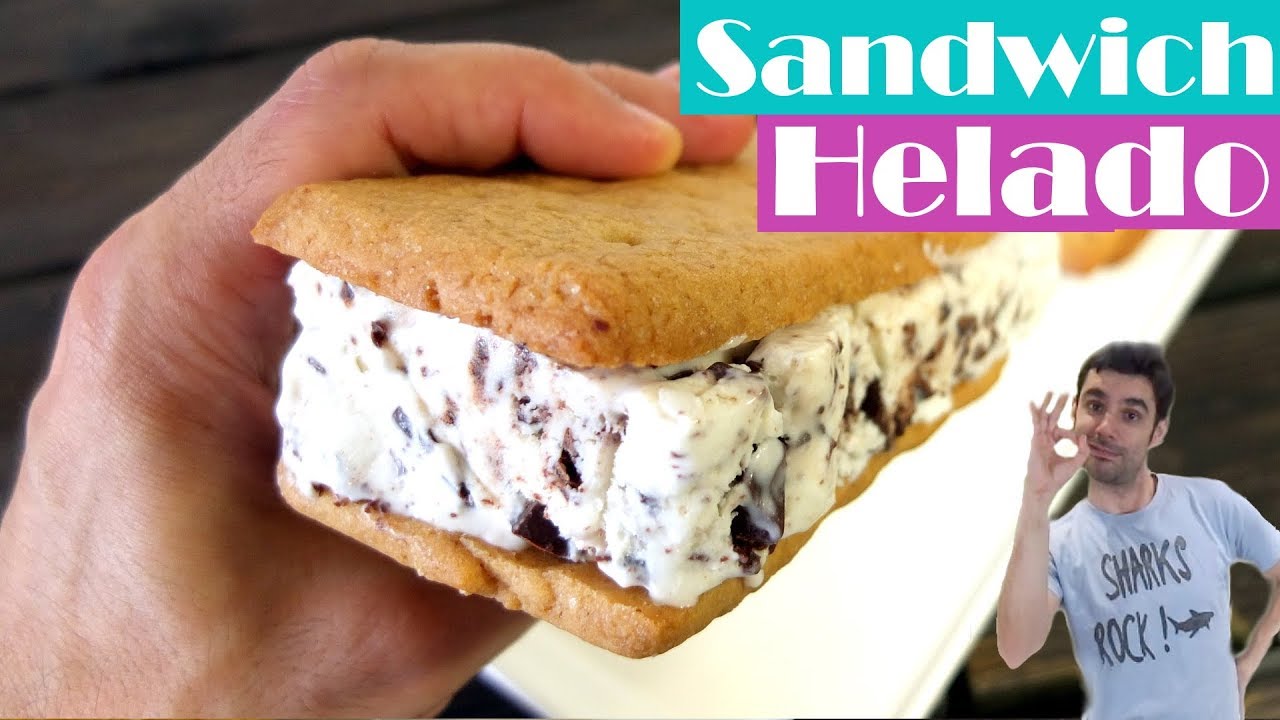 SANDWICH HELADO, 😍🍪😋 ¡QUE FÁCIL de HACER! Receta # 294