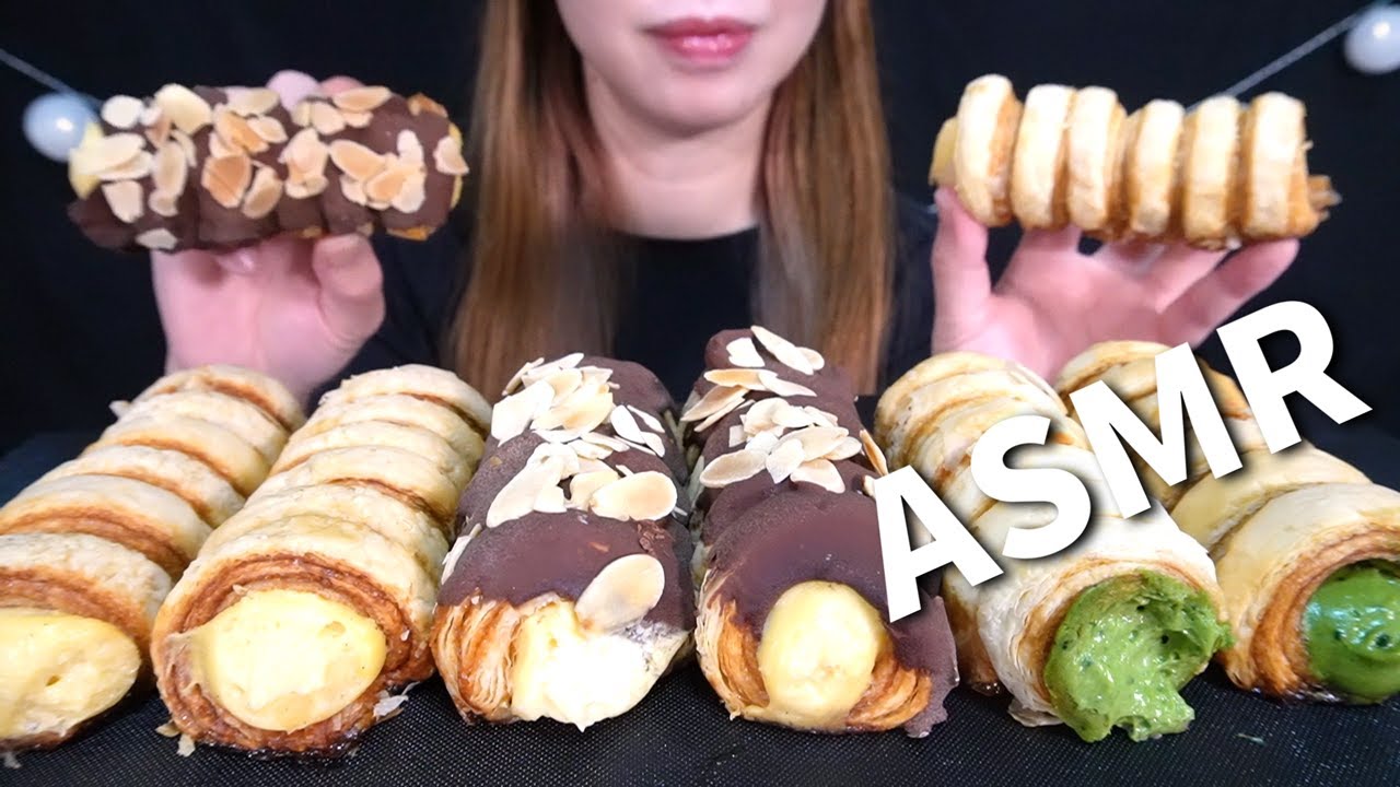 【ASMR】クニャーネ🌀✨| Pie dough sweets【咀嚼音】