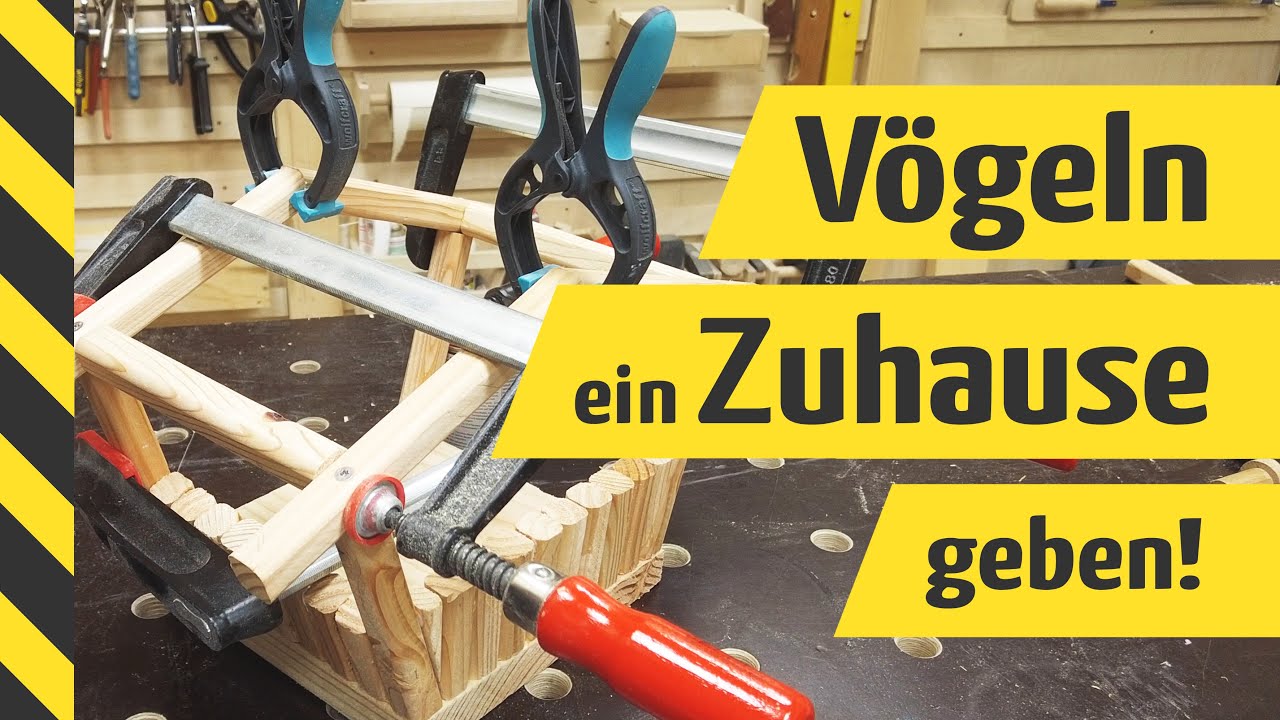 🐦 Vogelhäuschen selbst bauen · Futterhäuschen aus Douglasie · Nicht höhenverstellbar 😅