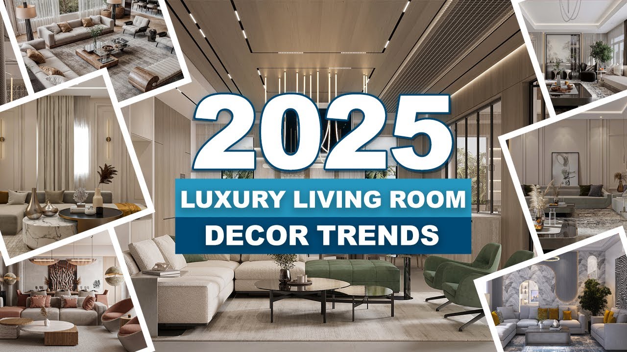 Luxury Living Room Trends 2025 | Chic Sofa Set Ideas | Stylish Coffee Table D&eacute;cor