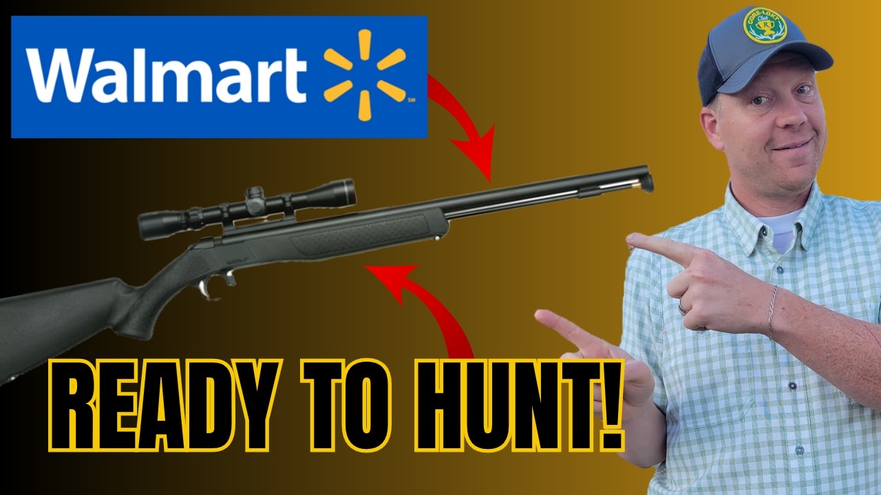 Дульнозарядное ружье из Walmart!!! - Будет ли оно стрелять???