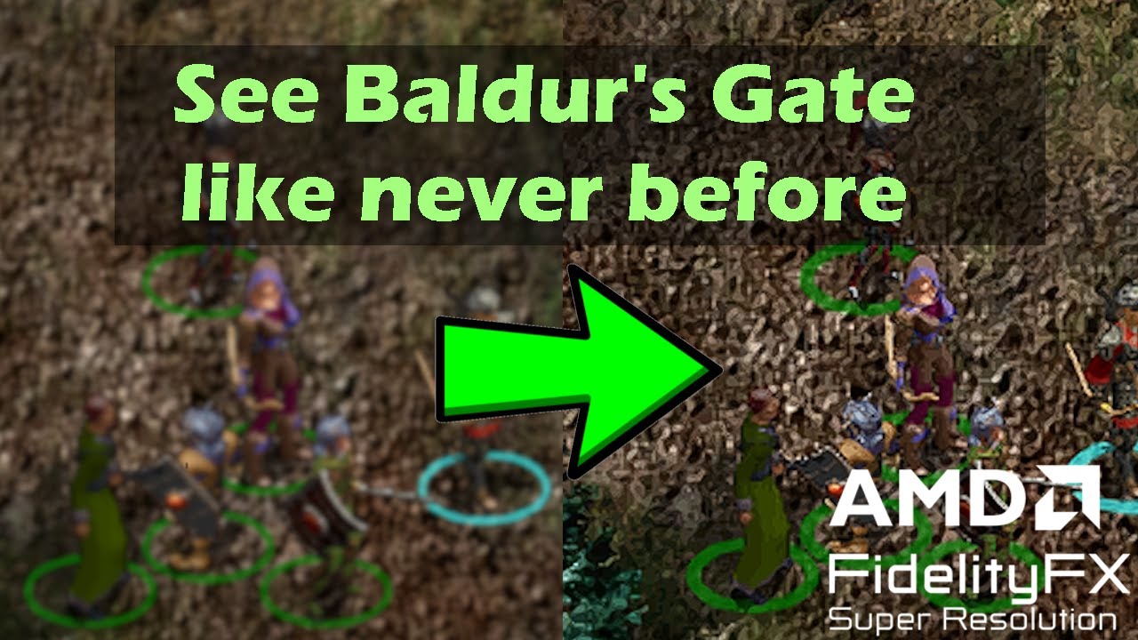 How to fix blurry graphics in ALL Infinity Engine games!