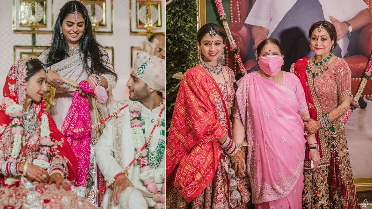 Isha Ambani ने किया Anmol Ambani Khrisha Shah का गठबंधन,Tina Anil Ambani संग नजर आया Bachchan परिवार