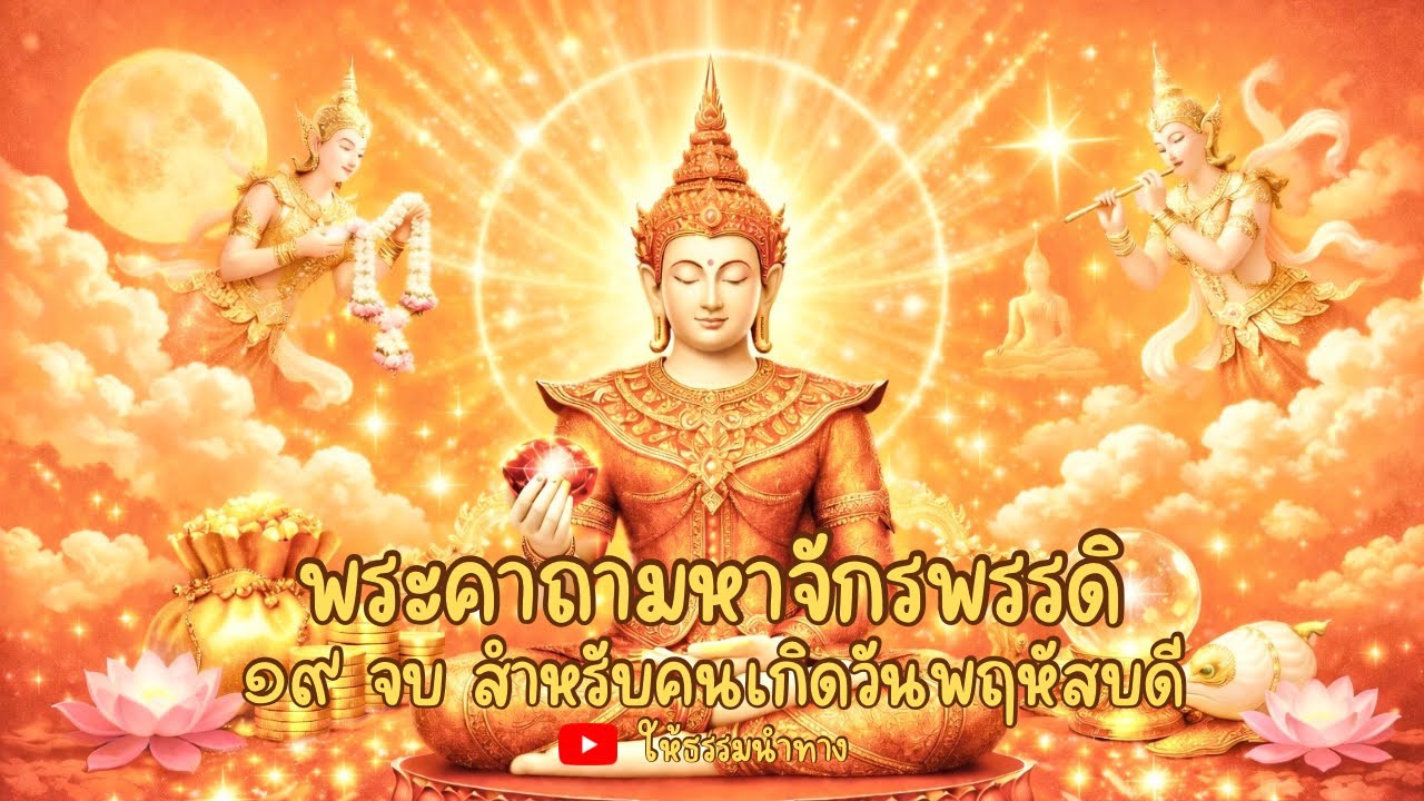 บทสวดมหาจักรพรรดิ 19 จบ สำหรับคนเกิดวันพฤหัสบดี เสริมสิริมงคล พลิกชีวิตด้วยปัญญาและบารมีหลวงปู่ดู่